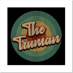 Circle Retro Vintage The Truman Posters and Art